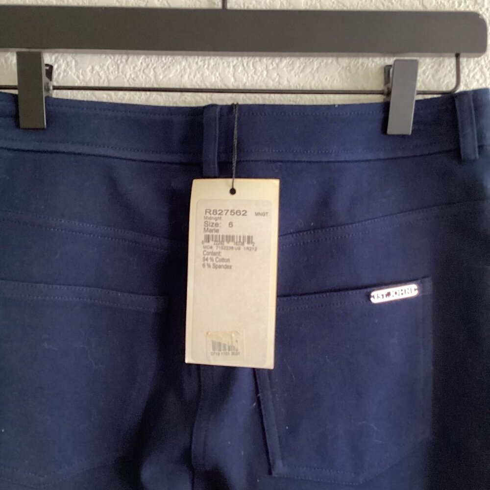St. John Marie Blue Stretch Pants – Size 6 (NWT) - Picture 7 of 10